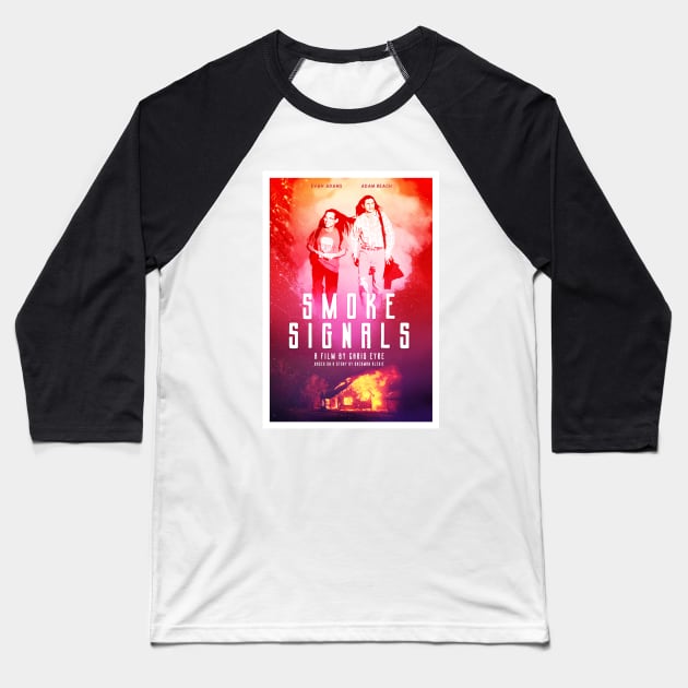Smoke Signals alternative movie poster Baseball T-Shirt by chrisayerscreative
